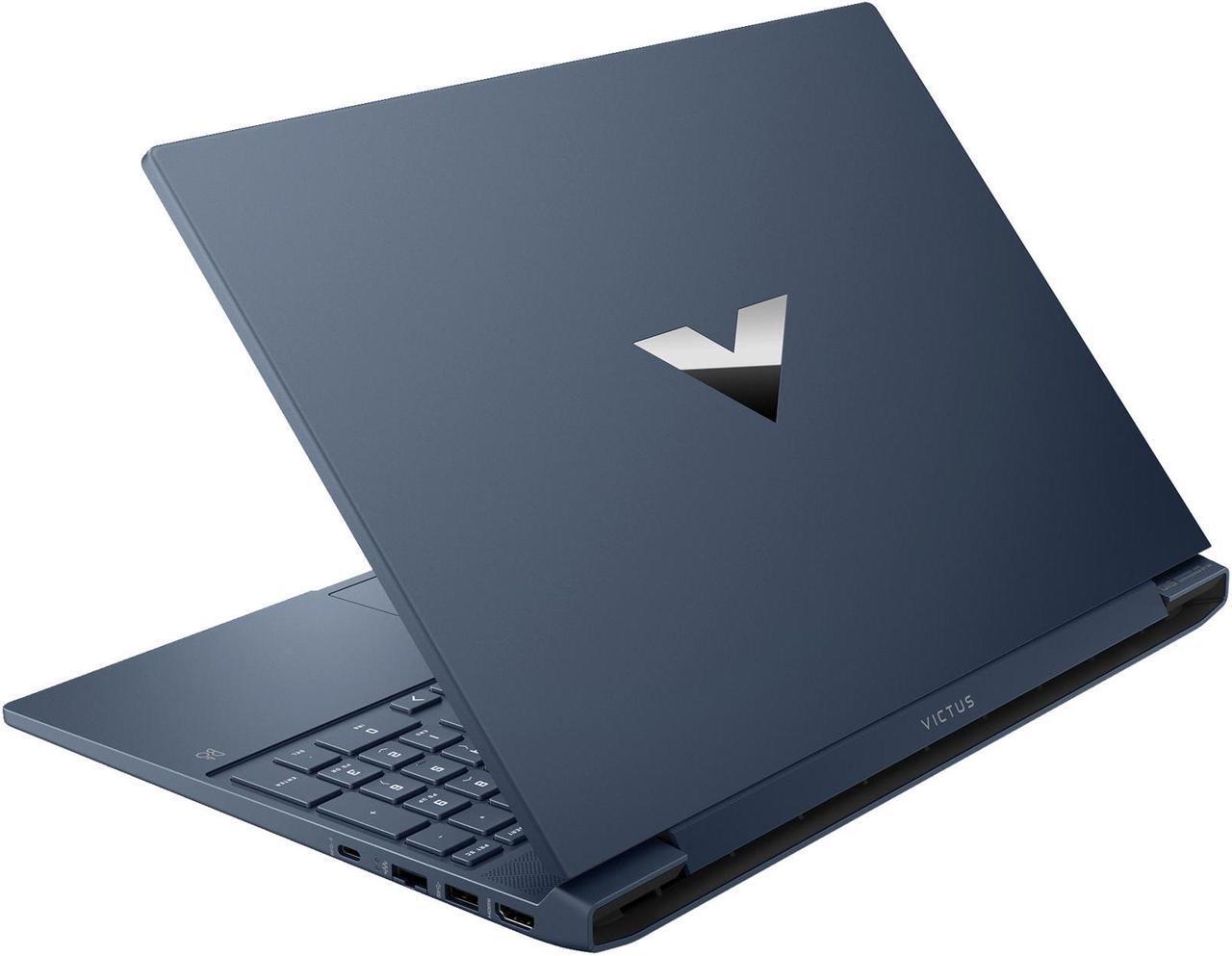Alt view image 6 of 6 - HP Victus 15 Gaming Laptop 15.6" FHD IPS Anti-glare 144Hz Intel 8-core i5-12450H 32GB DDR4 1TB SSD GeForce RTX 3050 Backlit B&O Fast Charging Win11 Blue