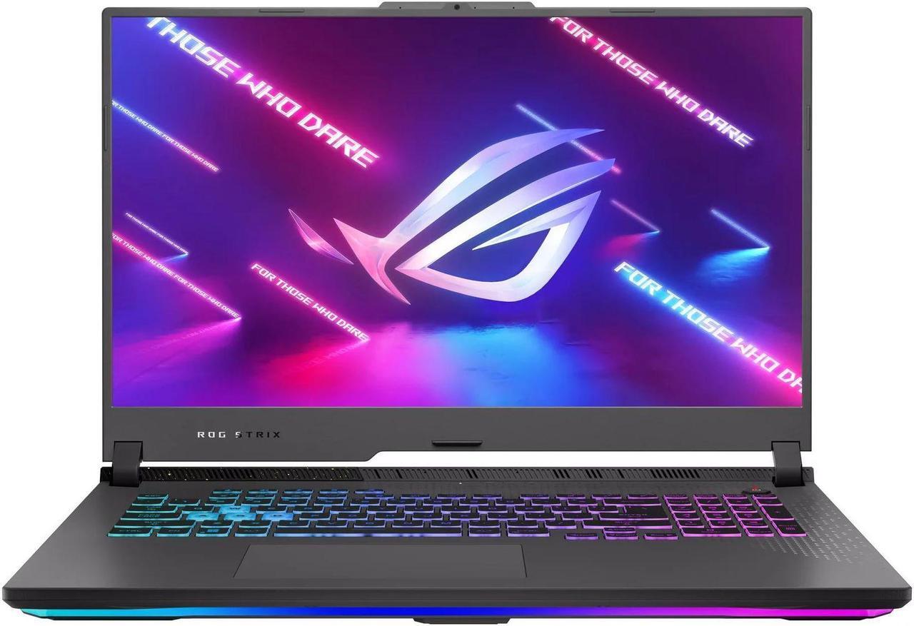 Main image of Asus ROG Strix G17 Gaming Laptop 17.3" FHD 144Hz (G-Sync, MUX Switch) AMD 12-core Ryzen 9 7845HX 32GB DDR5 1TB SSD GeForce RTX 4070 USB-C RGB Backlit Fast Charging Win11