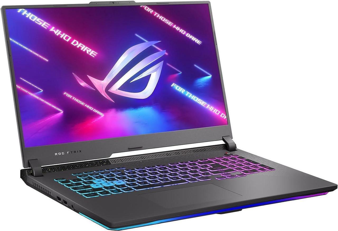 Alt view image 3 of 7 - Asus ROG Strix G17 Gaming Laptop 17.3" FHD 144Hz (G-Sync, MUX Switch) AMD 12-core Ryzen 9 7845HX 32GB DDR5 1TB SSD GeForce RTX 4070 USB-C RGB Backlit Fast Charging Win11