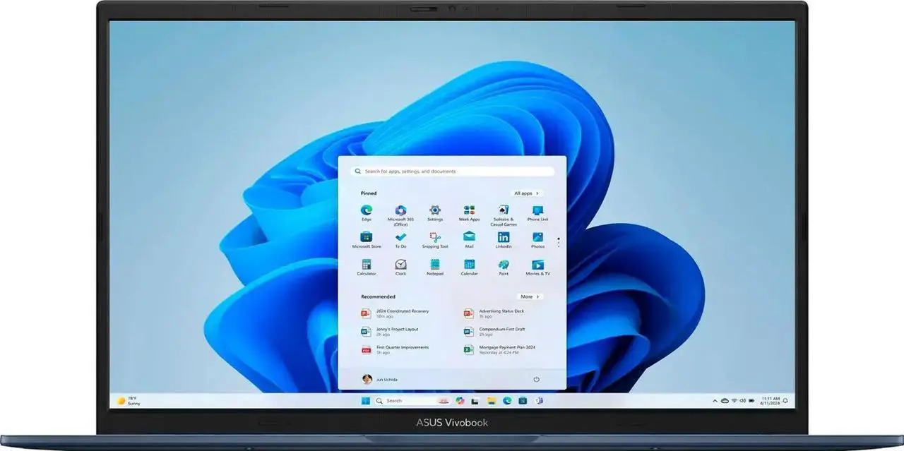Main image of Asus VivoBook 17 Business Laptop 17.3" FHD IPS Anti-glare Intel 6-core i3-1215U 24GB DDR4 2TB SSD USB-C SonicMaster Win11