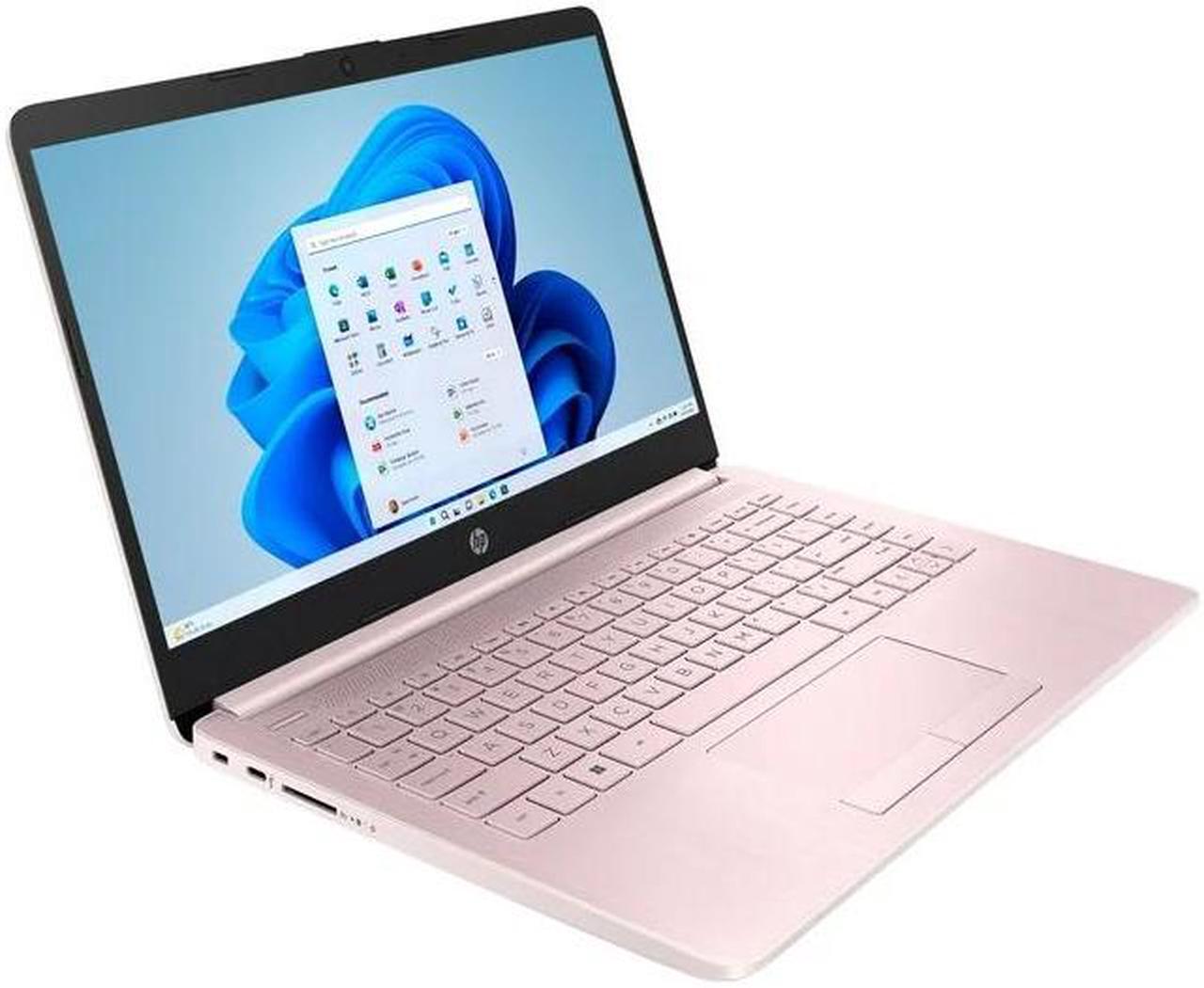 Alt view image 2 of 6 - HP 14 Lightweight Student & Business Laptop 14" HD Intel 4-core Celeron N4120 8GB DDR4 64GB eMMC + 64GB SD Card USB-C Long-Lasting Battery Fast Charge Office365(1-Yr) Win11