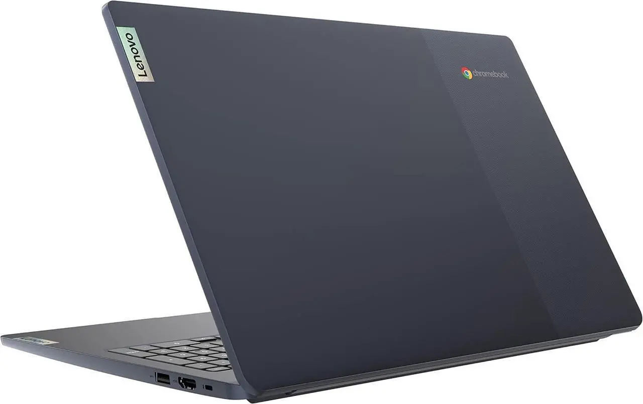 Alt view image 5 of 5 - Lenovo IdeaPad 3 Premium Chromebook Laptop 15.6" FHD Anti-glare Intel Celeron N4500 8GB RAM 64GB eMMC + 64GB SD Card Privacy Camera USB-C Long-Lasting Battery