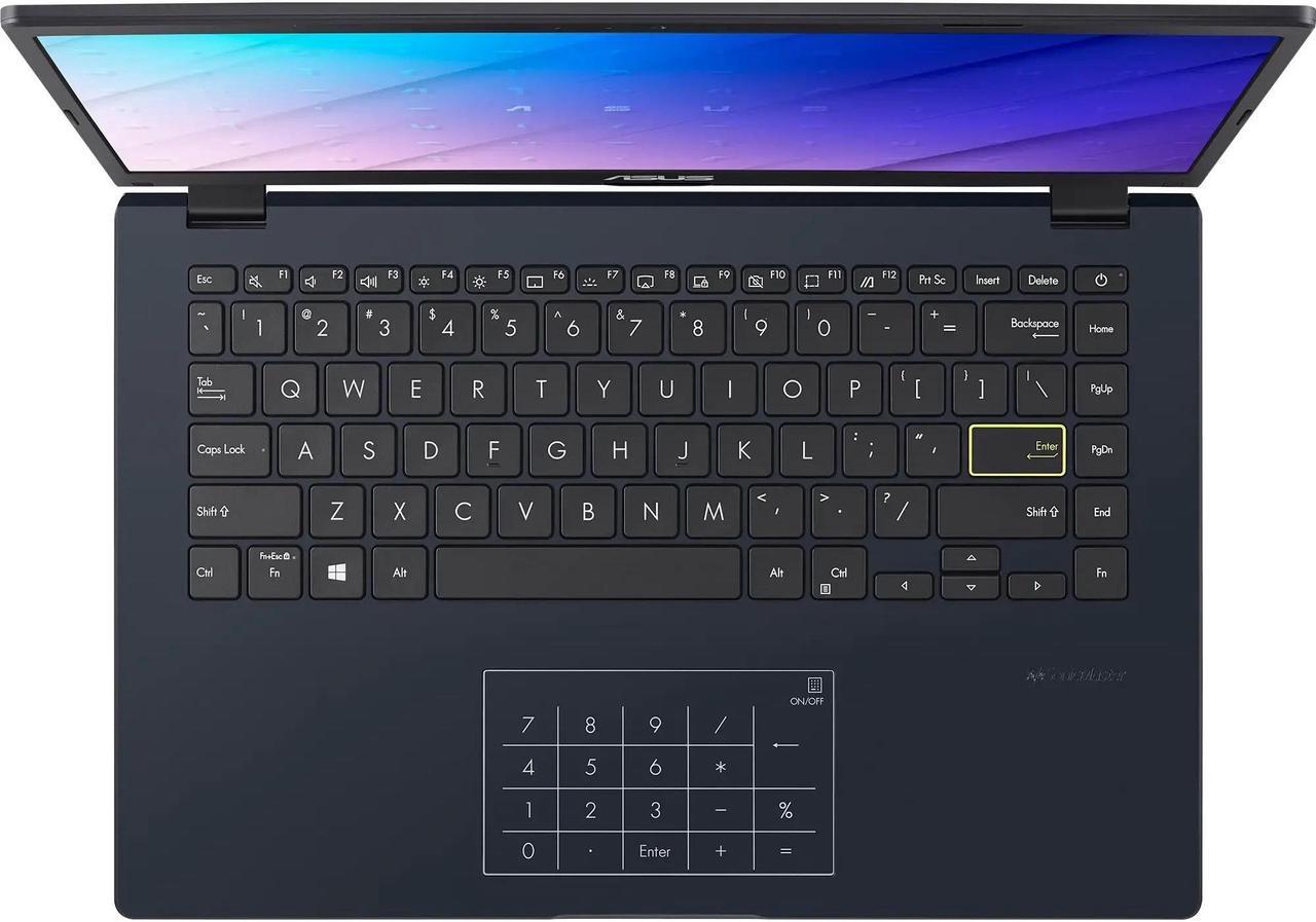 Alt view image 2 of 7 - Asus Vivobook Go 14 Student Laptop 14" FHD Anti-glare Intel Quad-core Pentium Silver N6000 4GB DDR4 64GB eMMC + 128GB SD Card USB-C Long-Lasting Battery Win11