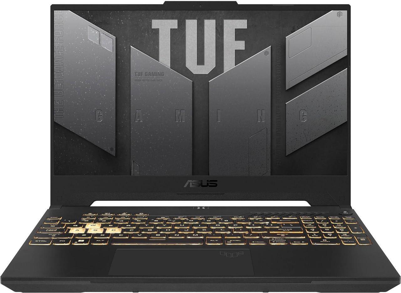 Main image of Asus TUF F15 Gaming Laptop 15.6" FHD IPS 144Hz (MUX Switch + Optimus) Intel 12-core i5-12500H 32GB DDR4 2TB SSD GeForce RTX 3050 Backlit Thunderbolt USB-C Win11