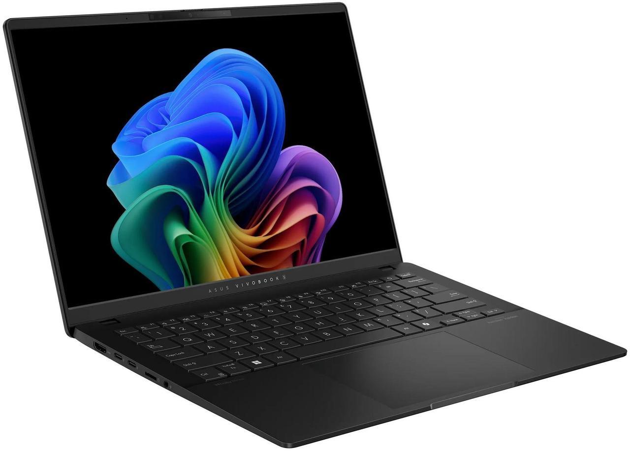 Alt view image 3 of 7 - Asus Vivobook S 14 AI Copilot+ Laptop 14" WUXGA OLED (400nits 100% DCI-P3) Intel 8-core Ultra 7 258V 32GB DDR5 1TB SSD RGB Backlit Smart Amp Harman/kardon FHD IR Privacy Camera Win11