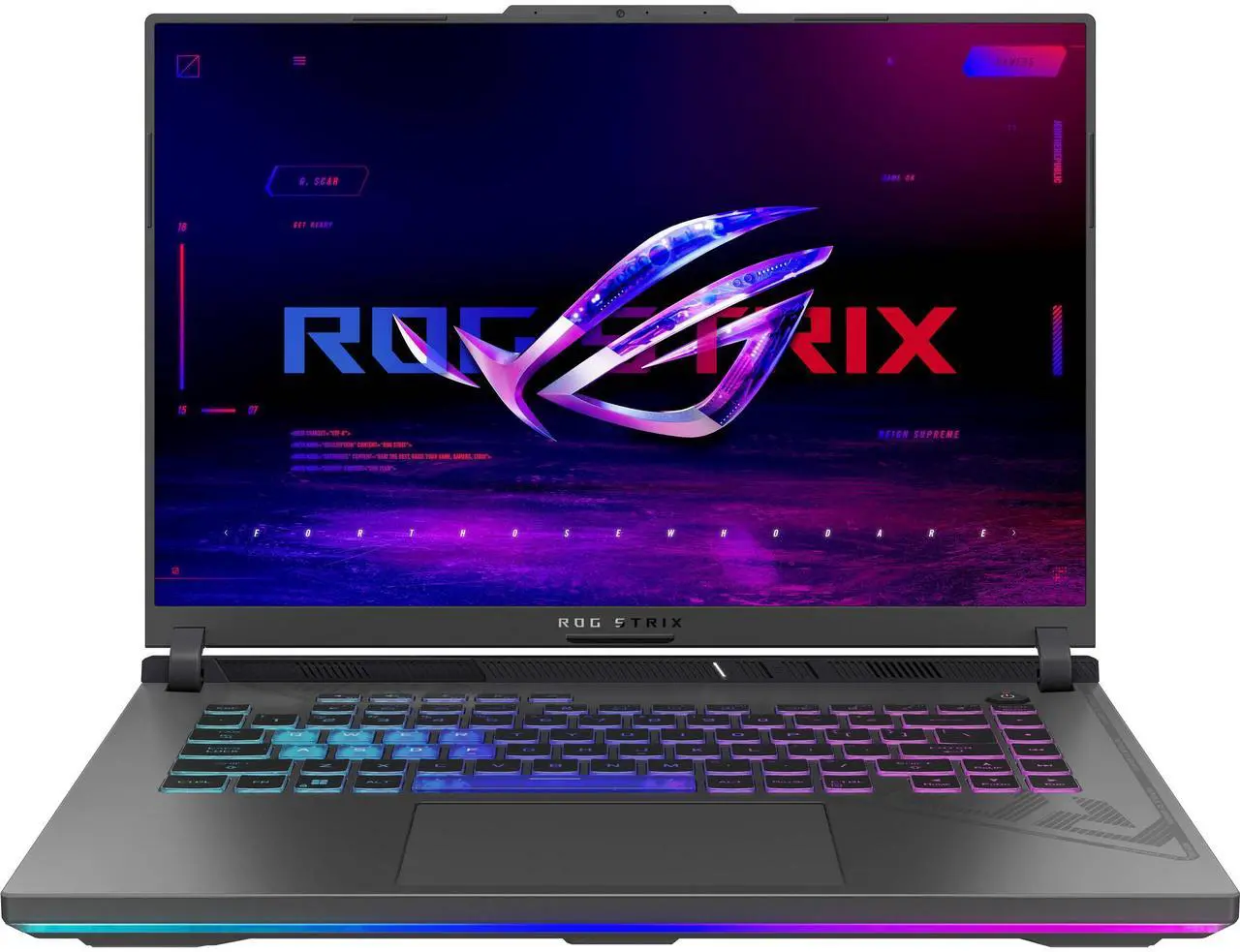 Main image of Asus ROG Strix G16 Gaming Laptop 16" FHD 165Hz (G-SYNC, 100% sRGB) Intel 14-core i7-13650HX 32GB DDR5 2TB SSD GeForce RTX 4060 USB-C RGB Backlit Thunderbolt Rapid Charging Win11
