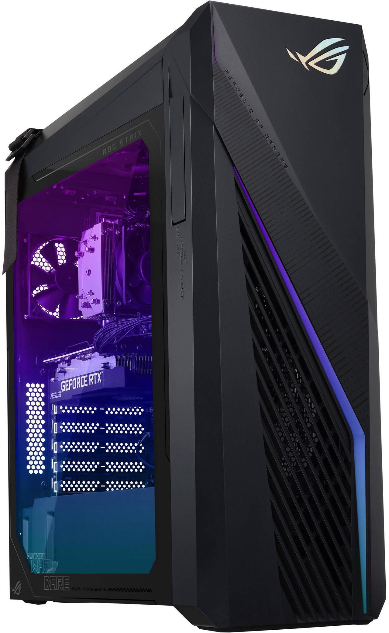 Main image of Asus ROG Strix G16CH Gaming Desktop Intel 16-core i7-13700F 32GB DDR4 1TB SSD Geforce RTX 4060 Ti Dual 8GB Aura Sync Lighting Wi-Fi6E 750W PSU (80+ Gold) Win11