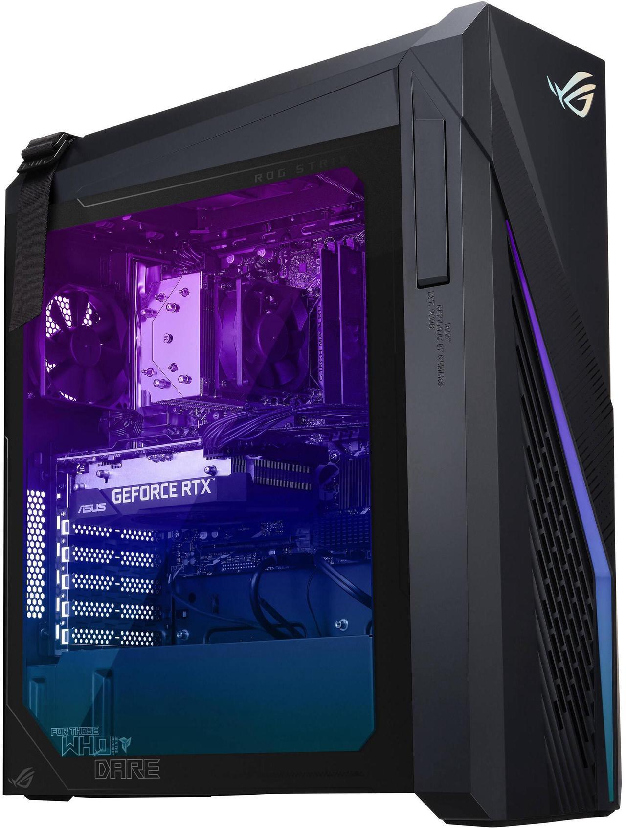Alt view image 2 of 5 - Asus ROG Strix G16CH Gaming Desktop Intel 16-core i7-13700F 32GB DDR4 1TB SSD Geforce RTX 4060 Ti Dual 8GB Aura Sync Lighting Wi-Fi6E 750W PSU (80+ Gold) Win11