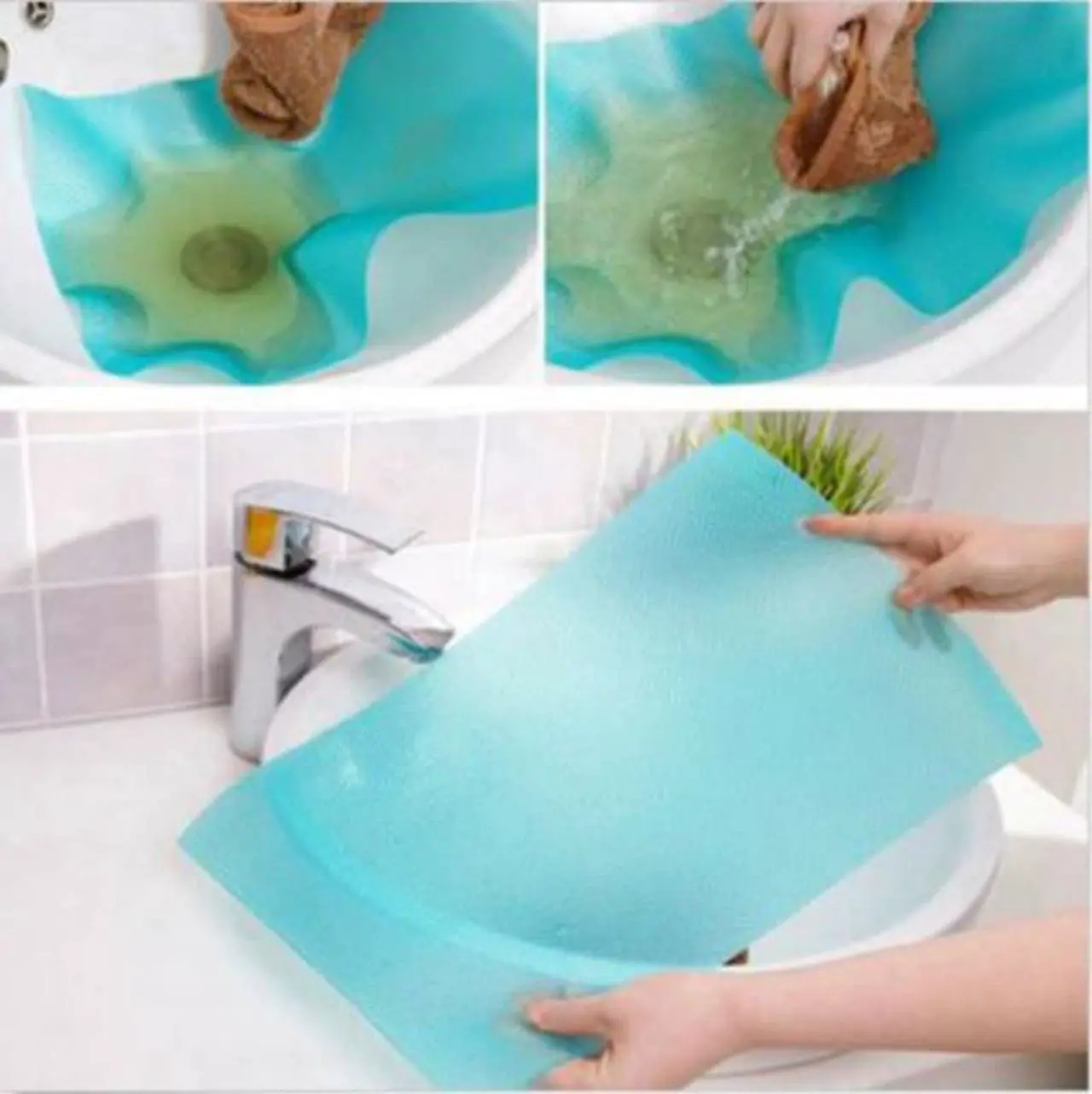 Alt view image 4 of 5 - Refrigerator Mats – Set of 4 Assorted Colors
