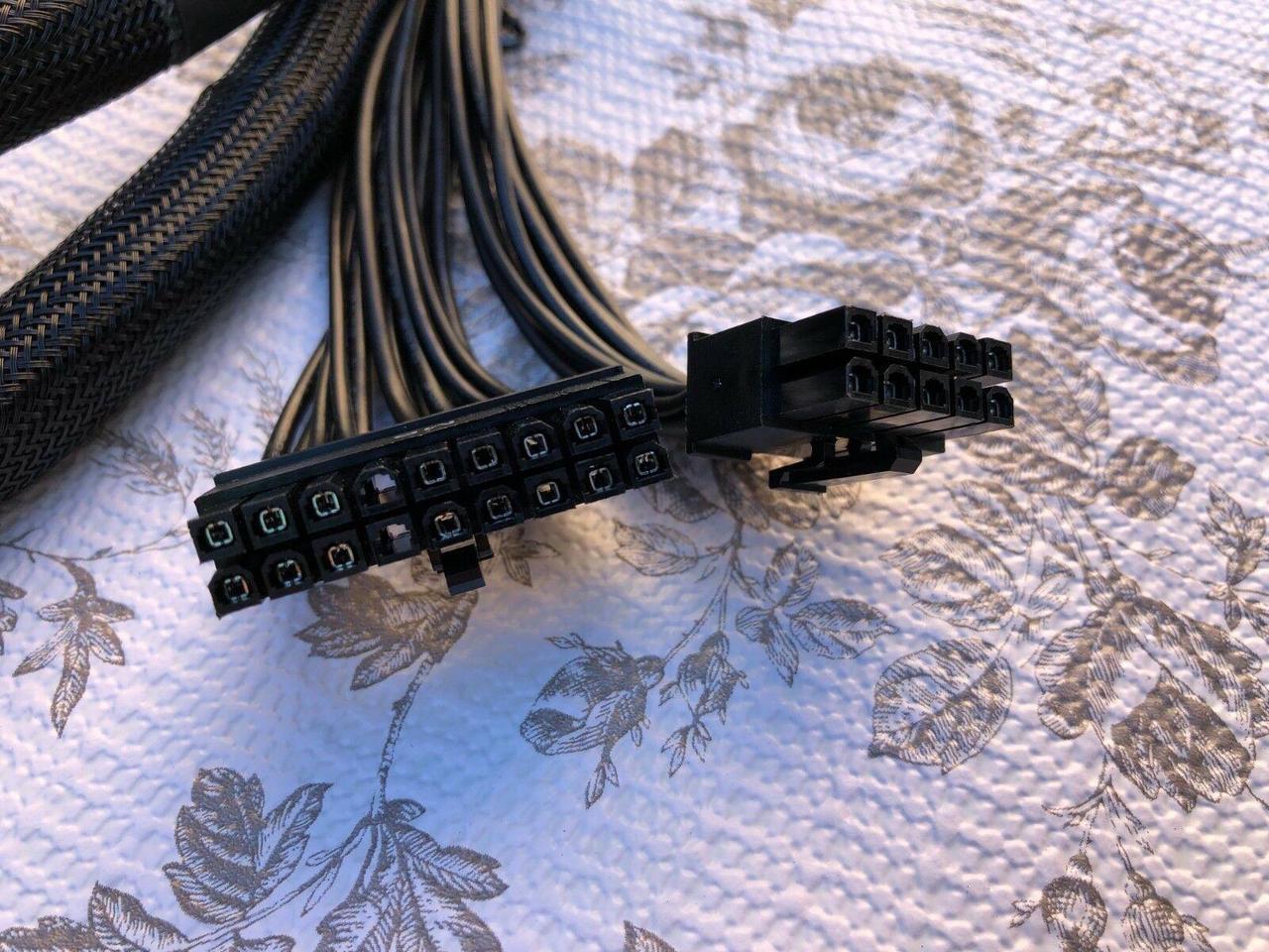 Alt view image 3 of 4 - EVGA SUPERNOVA 650 750 1000 G2 G3 18 PIN +10 PIN to 24 PIN MOTHER BOARD CABLE