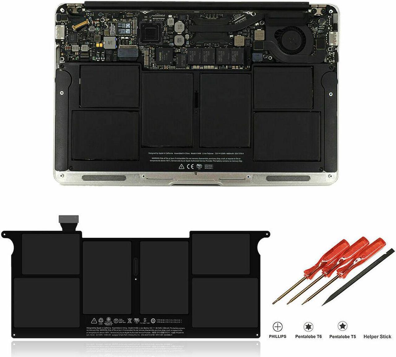 Alt view image 2 of 6 - Genuine Original OEM Battery 2012 2013 2014 2015 2016 MacBook Air 11 A1370 A1465