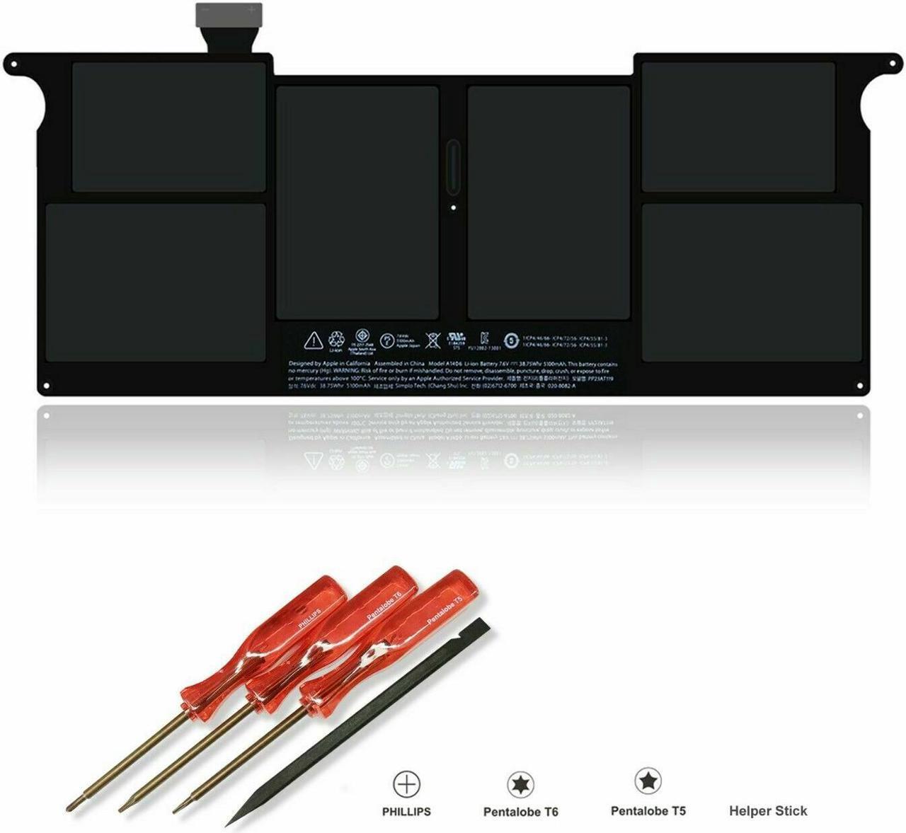 Alt view image 6 of 6 - Genuine Original OEM Battery 2012 2013 2014 2015 2016 MacBook Air 11 A1370 A1465