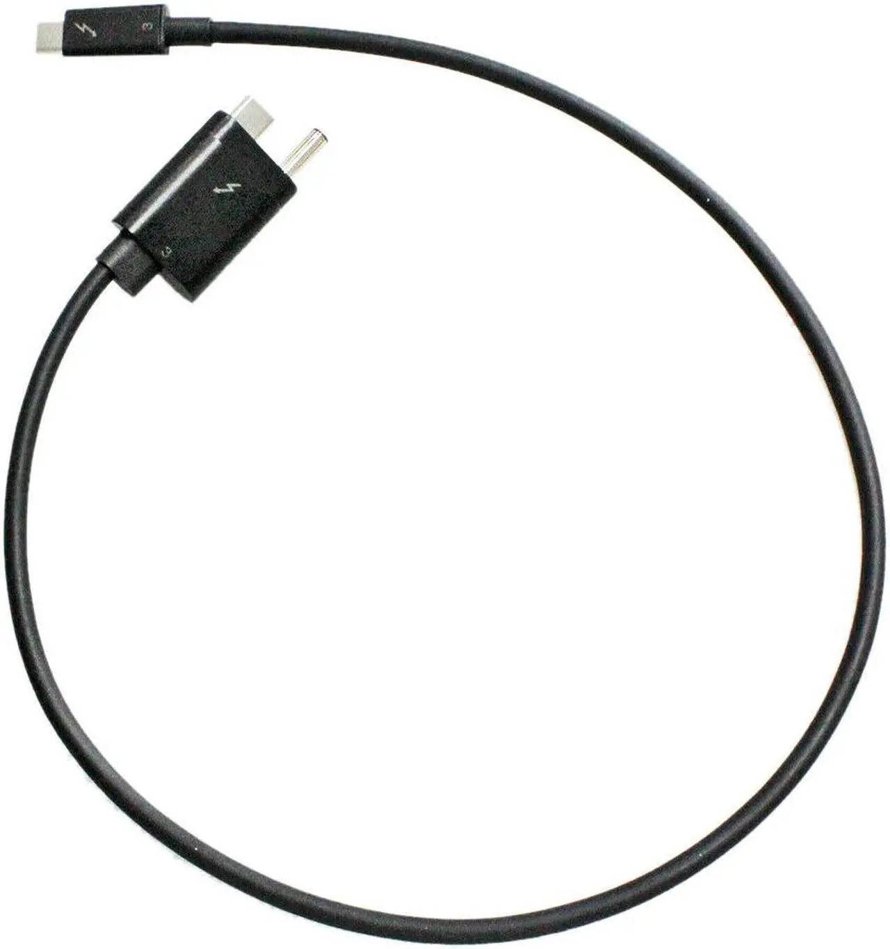 Alt view image 3 of 6 - For HP Elite Thunderbolt 3 Power Cable Cord(AC+USB Type-C to USB Type-C) 59CM