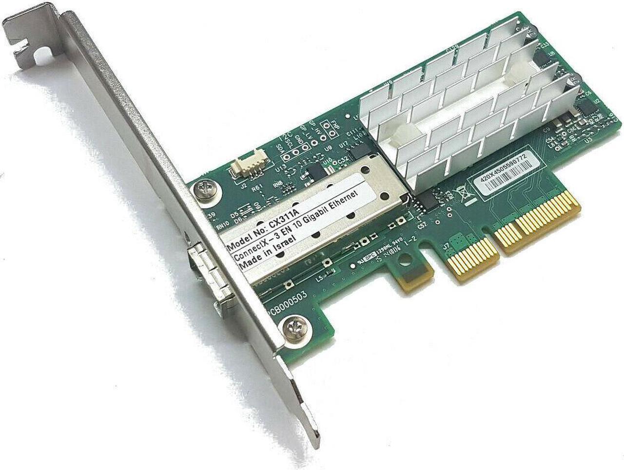 Main image of Mellanox ConnectX-3 EN PCIe x4 NIC 10GBe SFP+ Single Port Server Adapter cx311a