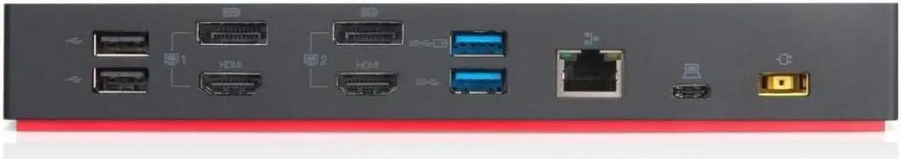 Alt view image 3 of 6 - Lenovo 40AF0135US LENOVO THINKPAD HYBRID USB-C WITH  USB-A DOCK