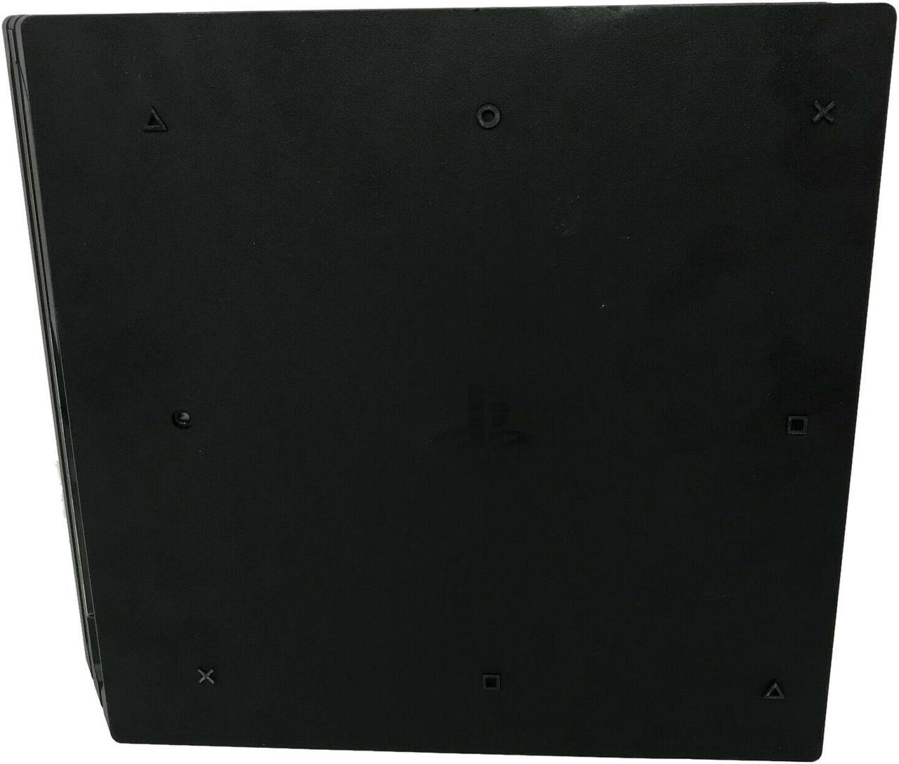 Alt view image 7 of 8 - Sony Playstation 4 Pro Jet Black CUH-7015B 1TB Console with Controller & Cable