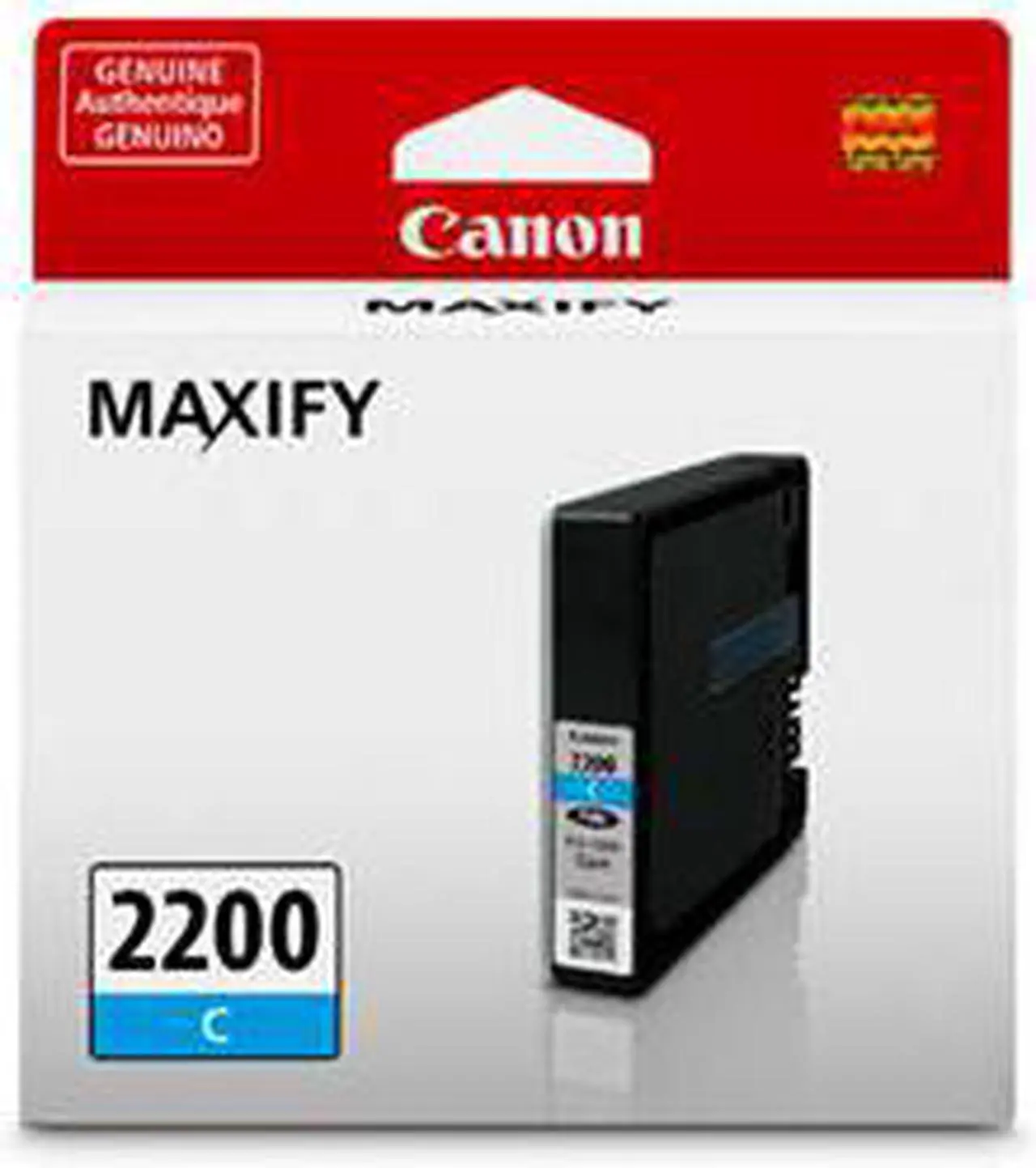 Alt view image 6 of 9 - Canon PGI-2200 Ink Cartridge - Cyan