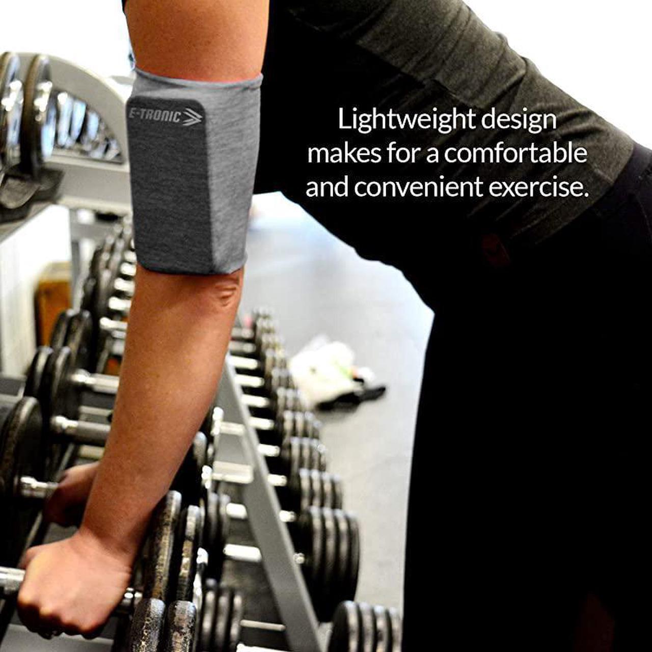 Alt view image 7 of 7 - Armband Sleeve: Running Sports Arm Band Strap Holder Pouch Case for Exercise Workout Compatible with i5S SE 6 6S 7 8 X Plus iPod Android Samsung Galaxy S5 S6 S7 S17 Gray Medium