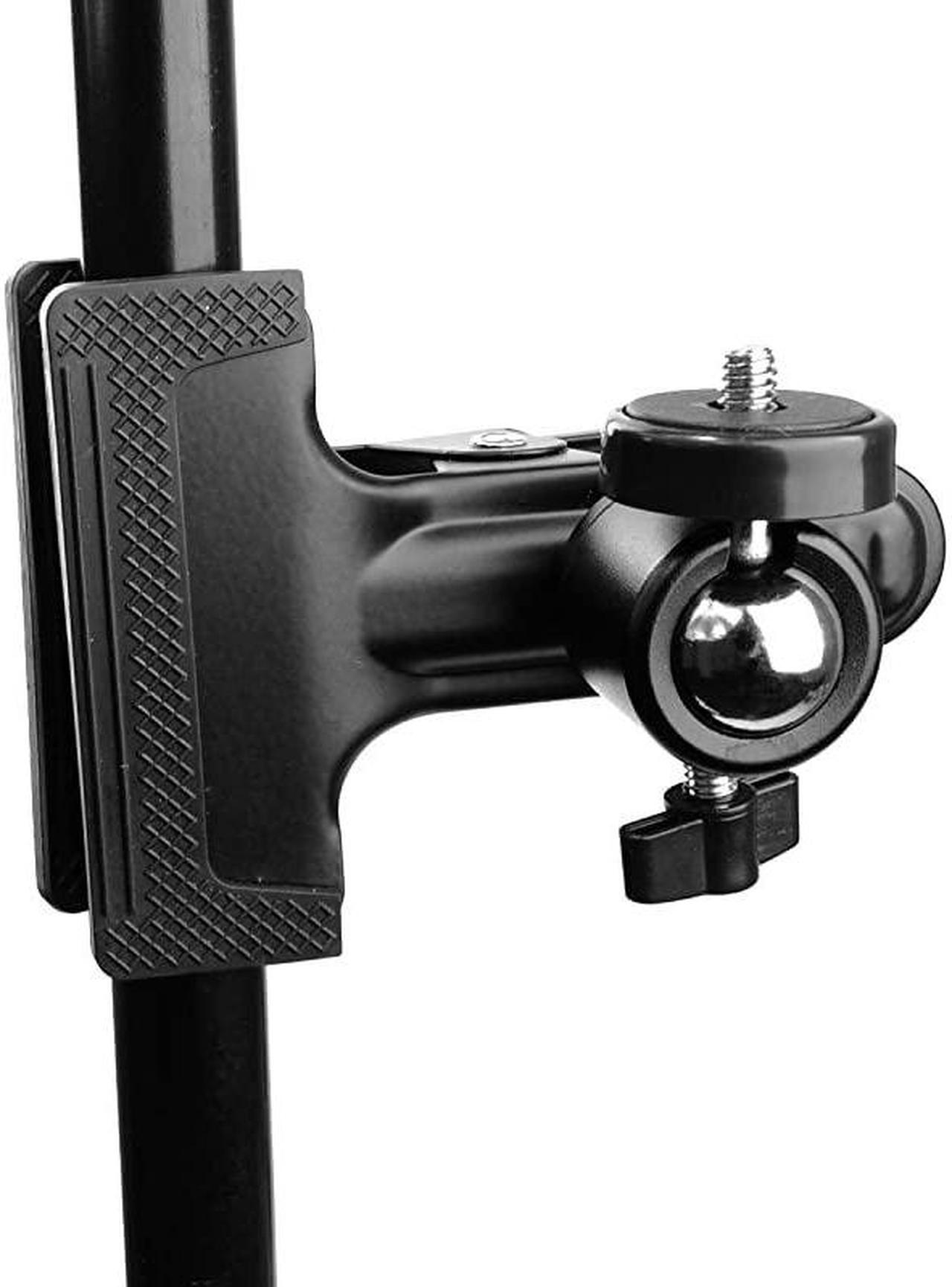 Alt view image 2 of 5 - 3PC Metal Tripod Clip Clamp Mount 360 Mini Ball Head 14 Screw Compatible with HTC VIVE Base StationOculus Rift SensorLighthouseCanon Nikon Flash Lighting Speedlite DSLR Camera Camcorder