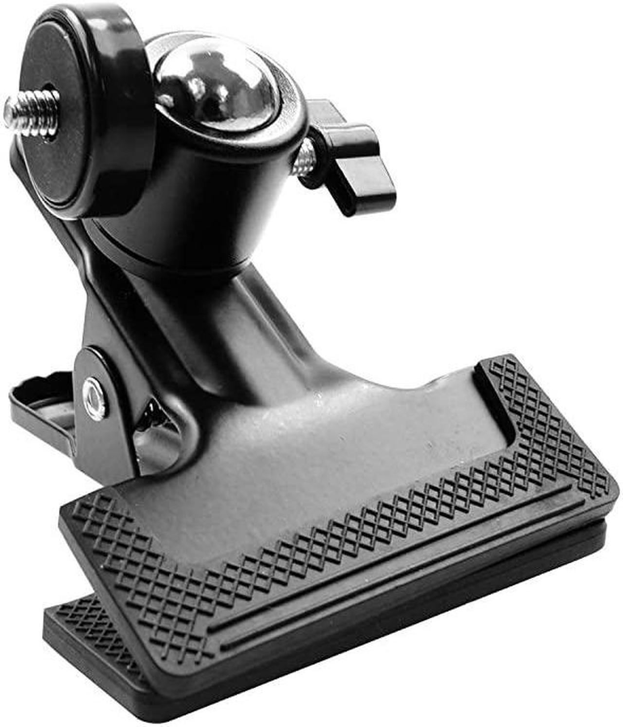 Alt view image 4 of 5 - 3PC Metal Tripod Clip Clamp Mount 360 Mini Ball Head 14 Screw Compatible with HTC VIVE Base StationOculus Rift SensorLighthouseCanon Nikon Flash Lighting Speedlite DSLR Camera Camcorder