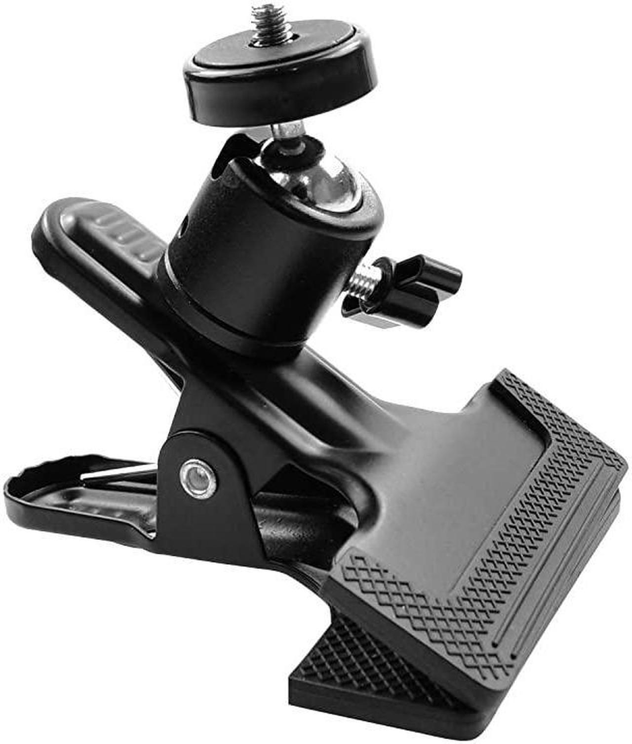 Alt view image 5 of 5 - 3PC Metal Tripod Clip Clamp Mount 360 Mini Ball Head 14 Screw Compatible with HTC VIVE Base StationOculus Rift SensorLighthouseCanon Nikon Flash Lighting Speedlite DSLR Camera Camcorder