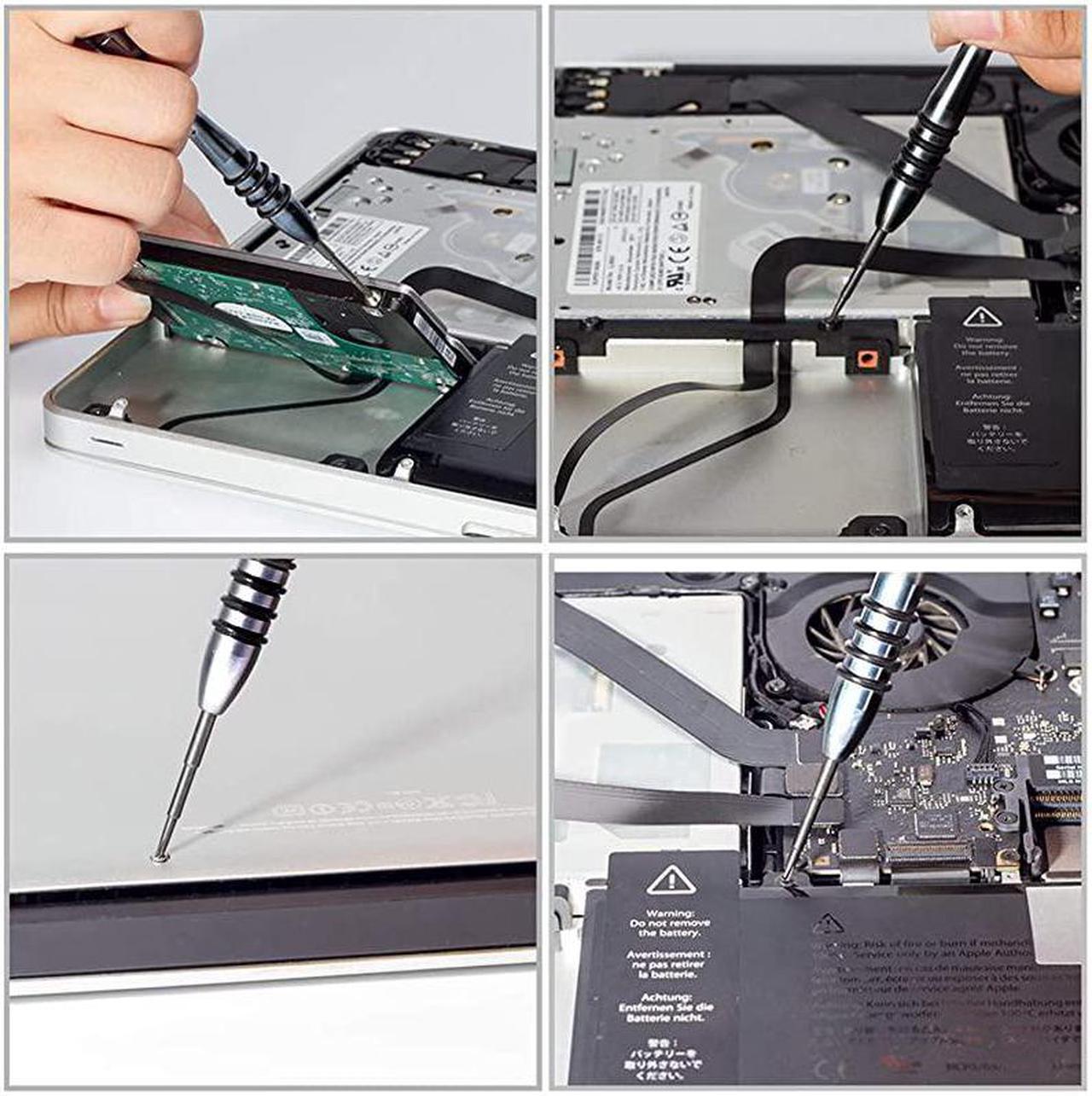 Alt view image 6 of 6 - Set for MacBook, Tri-Wing Phillips Pentalobe 5 Pentalobe T5 Pentalobe T6 s Repair Tool Kit for Apple MacBook Mac Retina Pro Air