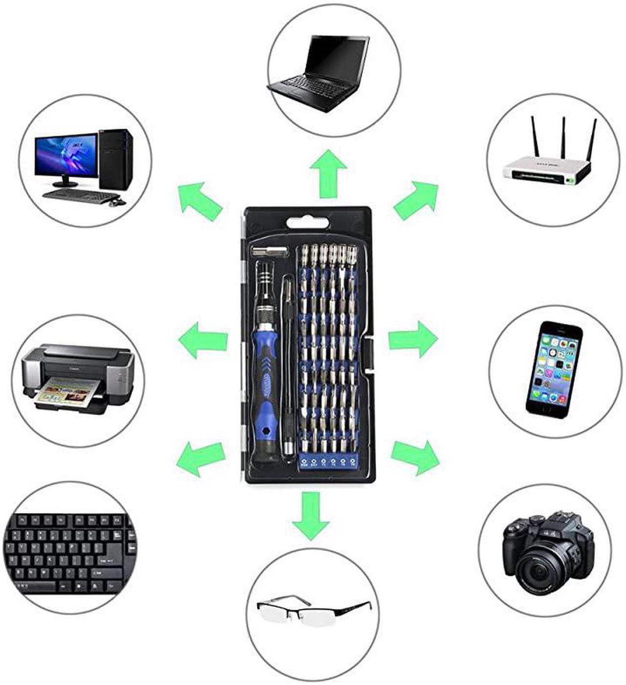 Alt view image 7 of 7 - in 1 Professional Computer Repair Screwdriver Set, Precision PC, Laptop Repair Tool Kit, with 56 Magnetic Bit and Flexible Shaft, Suitable for Macbook, Tablet, PS4, Xbox Controller Repair