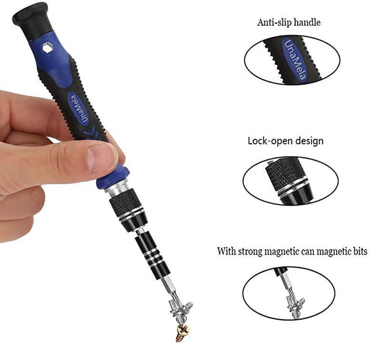 Alt view image 3 of 7 - in 1 Professional Computer Repair Screwdriver Set, Precision PC, Laptop Repair Tool Kit, with 56 Magnetic Bit and Flexible Shaft, Suitable for Macbook, Tablet, PS4, Xbox Controller Repair