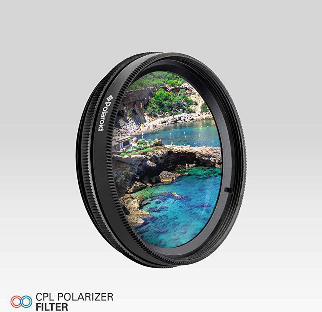Alt view image 2 of 7 - Optics 95mm MultiCoated Circular Polarizer Filter CPL For On Location Color Saturation Contrast Reflection Control Compatible w All Popular Camera Lens Models