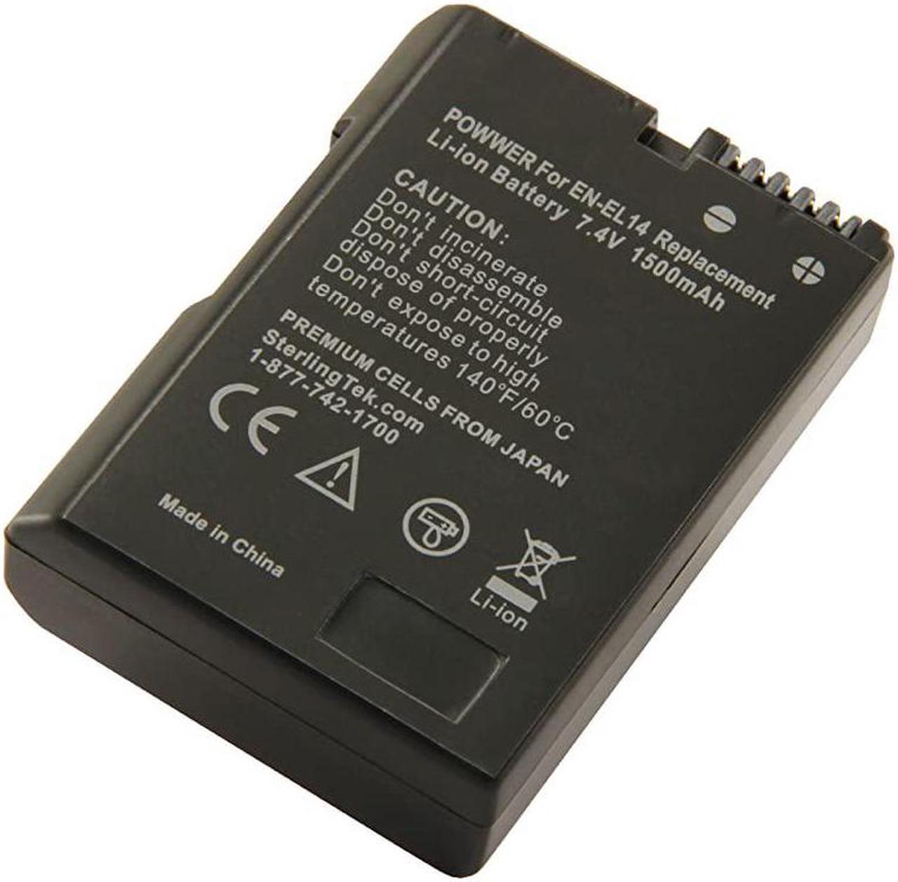 Alt view image 6 of 7 - ENEL14 ENEL14a Battery for Nikon D3400 D5600 D3500 D3200 D3300 D5300 D5100 D3100 D5200 Cameras and Grips