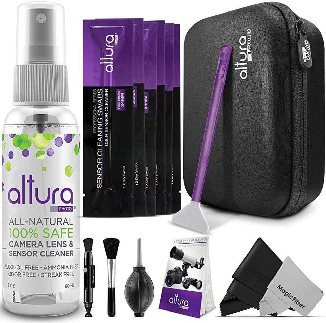 Main image of Professional Full Frame Sensor Cleaning Kit - Camera Cleaning Kit for FF DSLR & Mirrorless Cameras - w/Sensor Cleaning Swabs & Case, Works as Camera Lens Cleaning Kit, Sensor Cleaner