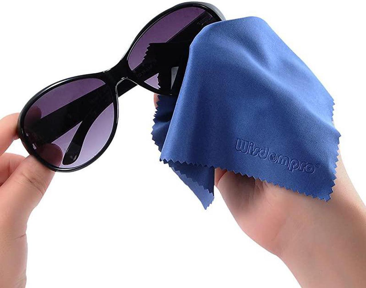 Alt view image 7 of 7 - 8-Pack Microfiber Cleaning Cloth for Camera Lens, Glass, Lenses, Phone, iPhone, iPad, Tablet, Laptop, LCD TV, Computer Screen, Monitor and Other Delicate Surface - Blue (6 x 7 Inches)
