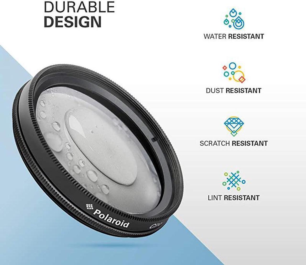 Alt view image 7 of 7 - Optics 95mm MultiCoated Circular Polarizer Filter CPL For On Location Color Saturation Contrast Reflection Control Compatible w All Popular Camera Lens Models