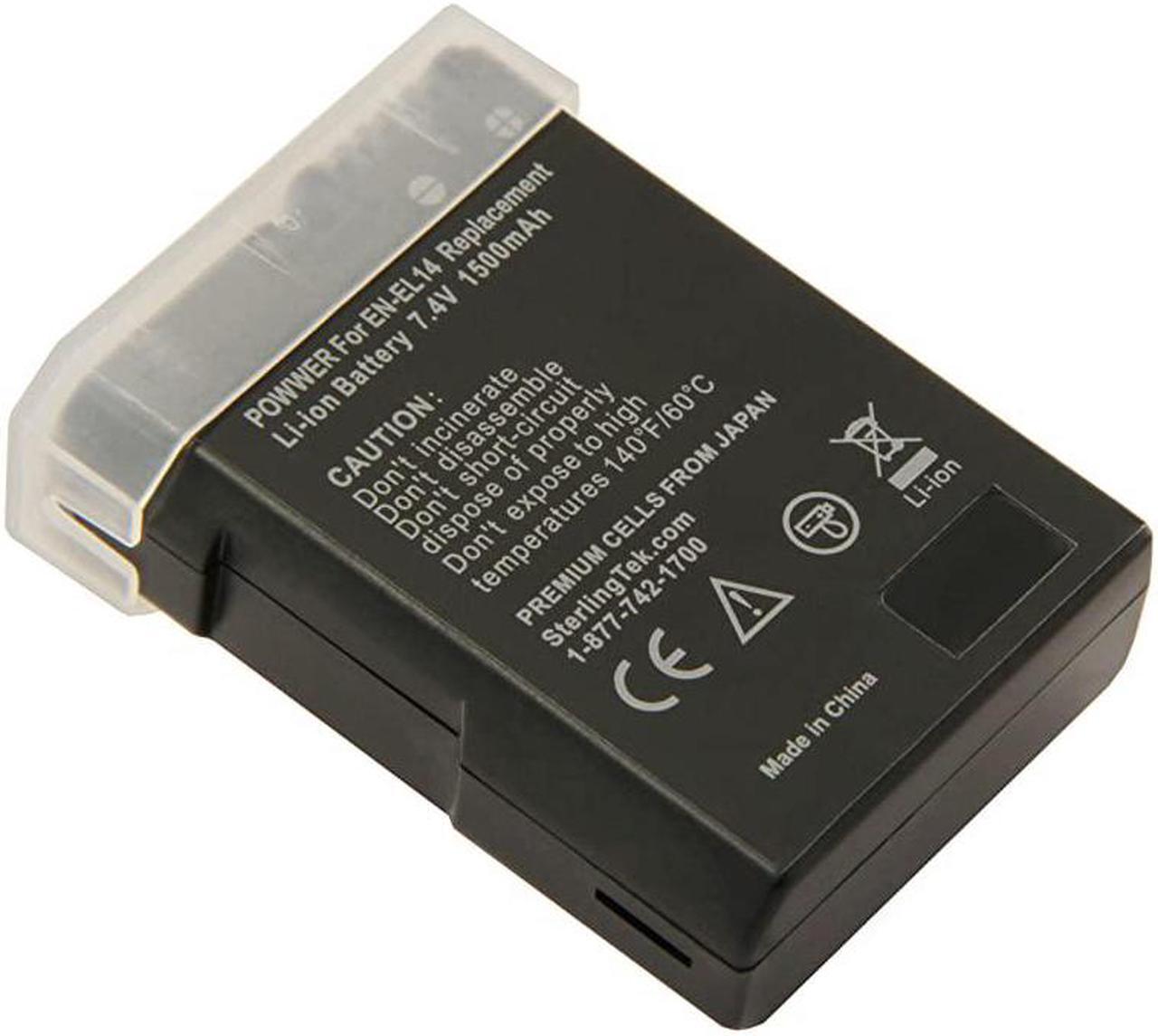 Alt view image 5 of 7 - ENEL14 ENEL14a Battery for Nikon D3400 D5600 D3500 D3200 D3300 D5300 D5100 D3100 D5200 Cameras and Grips