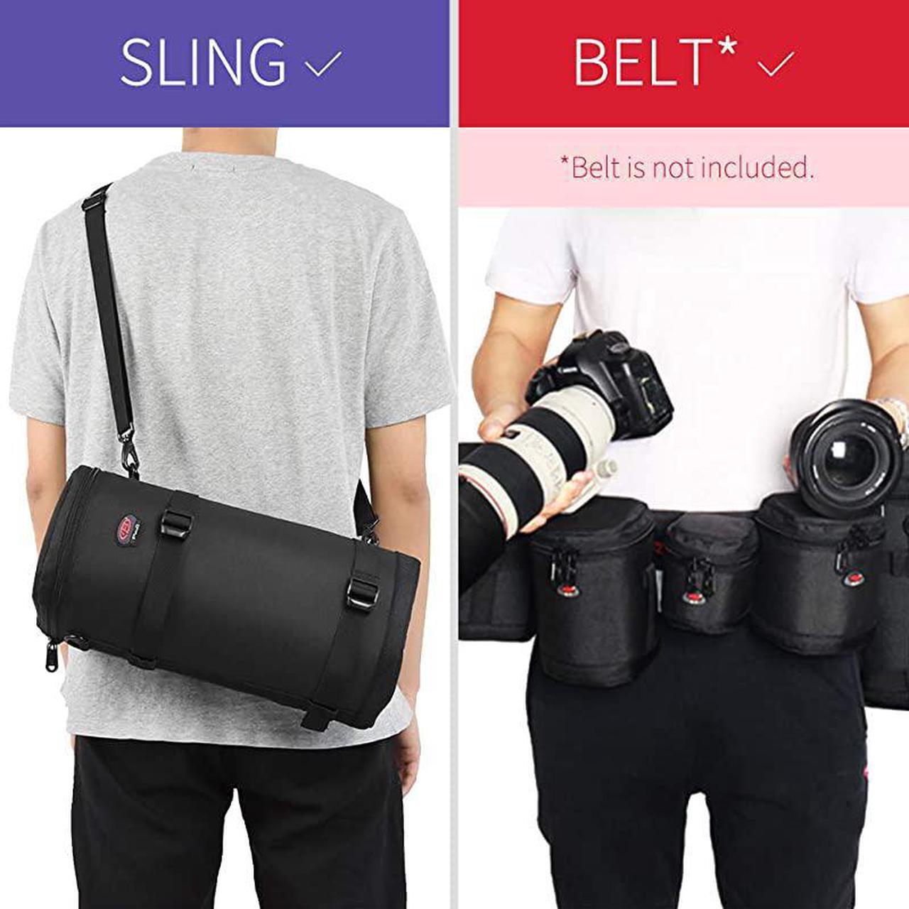 Alt view image 7 of 7 - Pouch for DSLR Camera Fits for Canon Nikon Pentax Sony Olympus Panasonic and Other