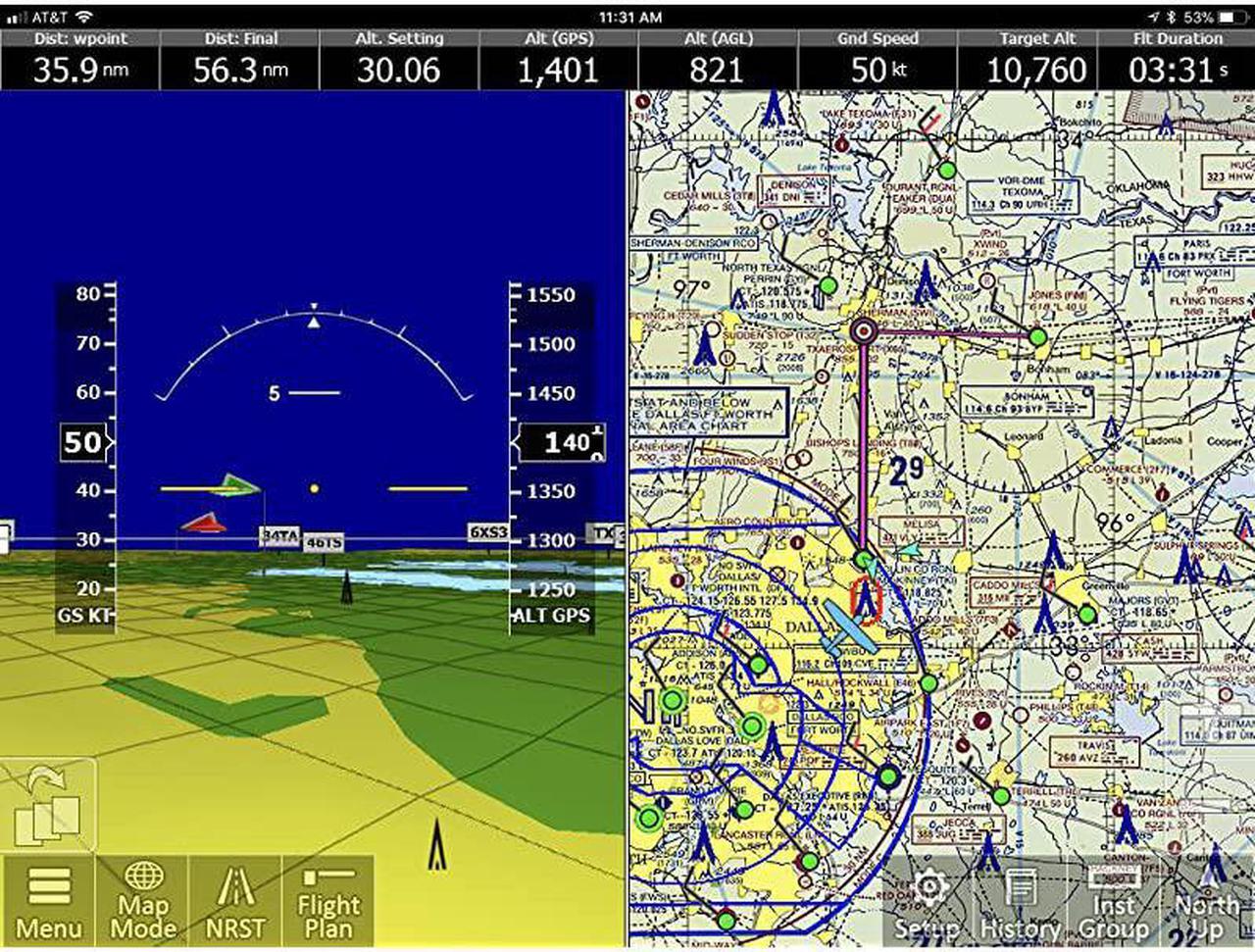 Alt view image 7 of 7 - ADSB Dual Band Receiver Aviation Weather and Traffic External WAAS GPS AHRS Battery Pack Suction Mount Antennas SDR