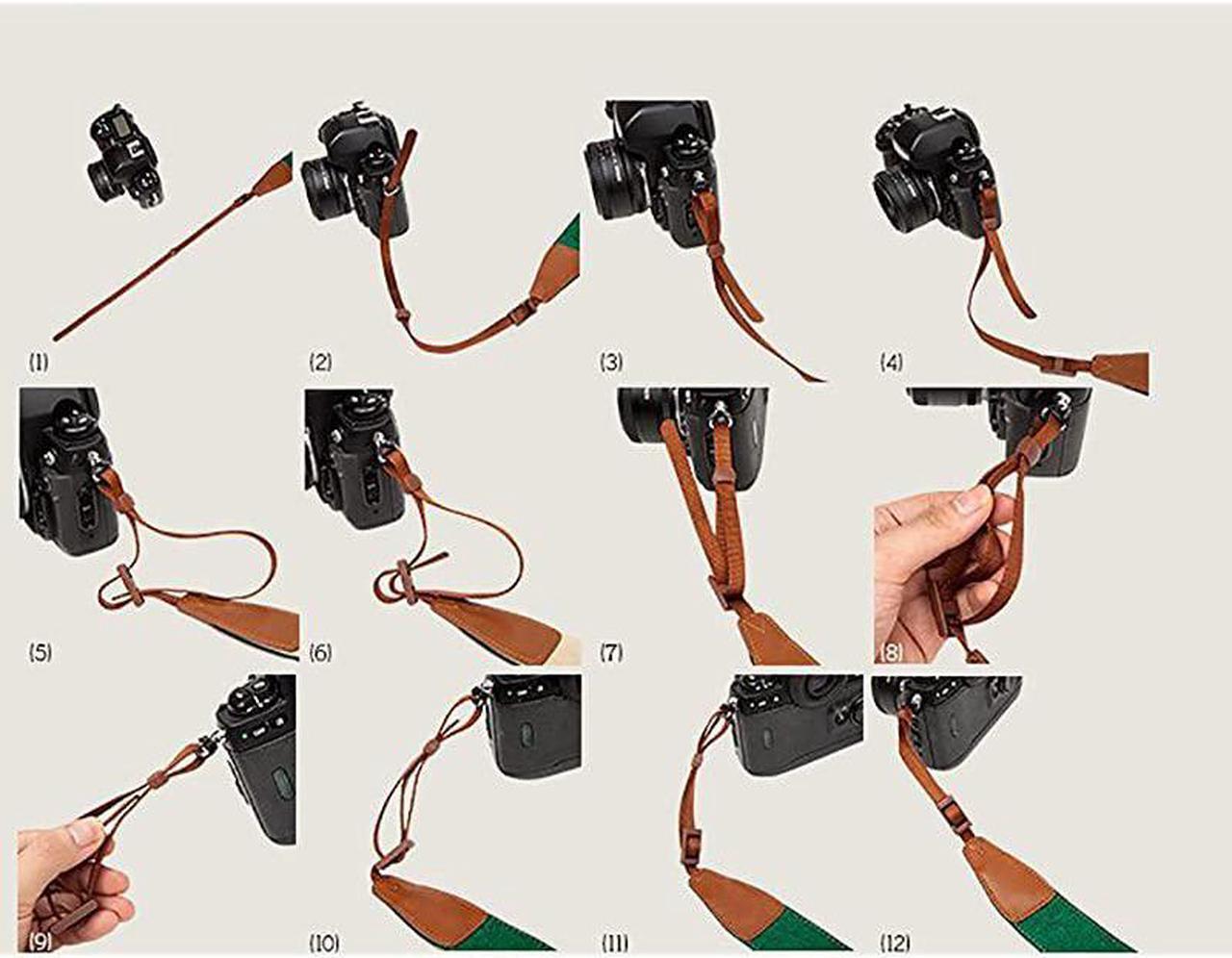 Alt view image 6 of 7 - Universal Adjustable Slim Shoulder Sling Neck Strap for All Camera DSLR SLR