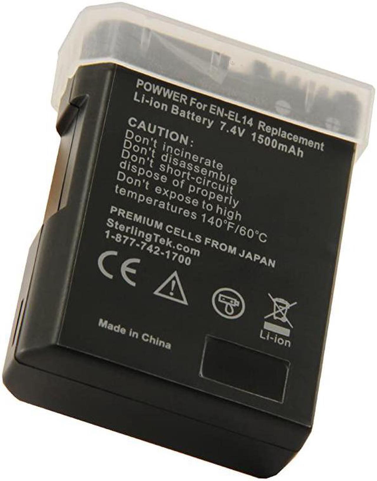 Alt view image 7 of 7 - ENEL14 ENEL14a Battery for Nikon D3400 D5600 D3500 D3200 D3300 D5300 D5100 D3100 D5200 Cameras and Grips