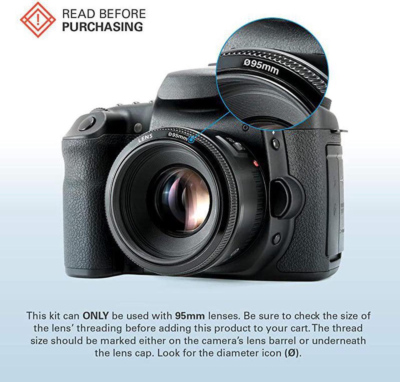 Alt view image 3 of 7 - Optics 95mm MultiCoated Circular Polarizer Filter CPL For On Location Color Saturation Contrast Reflection Control Compatible w All Popular Camera Lens Models