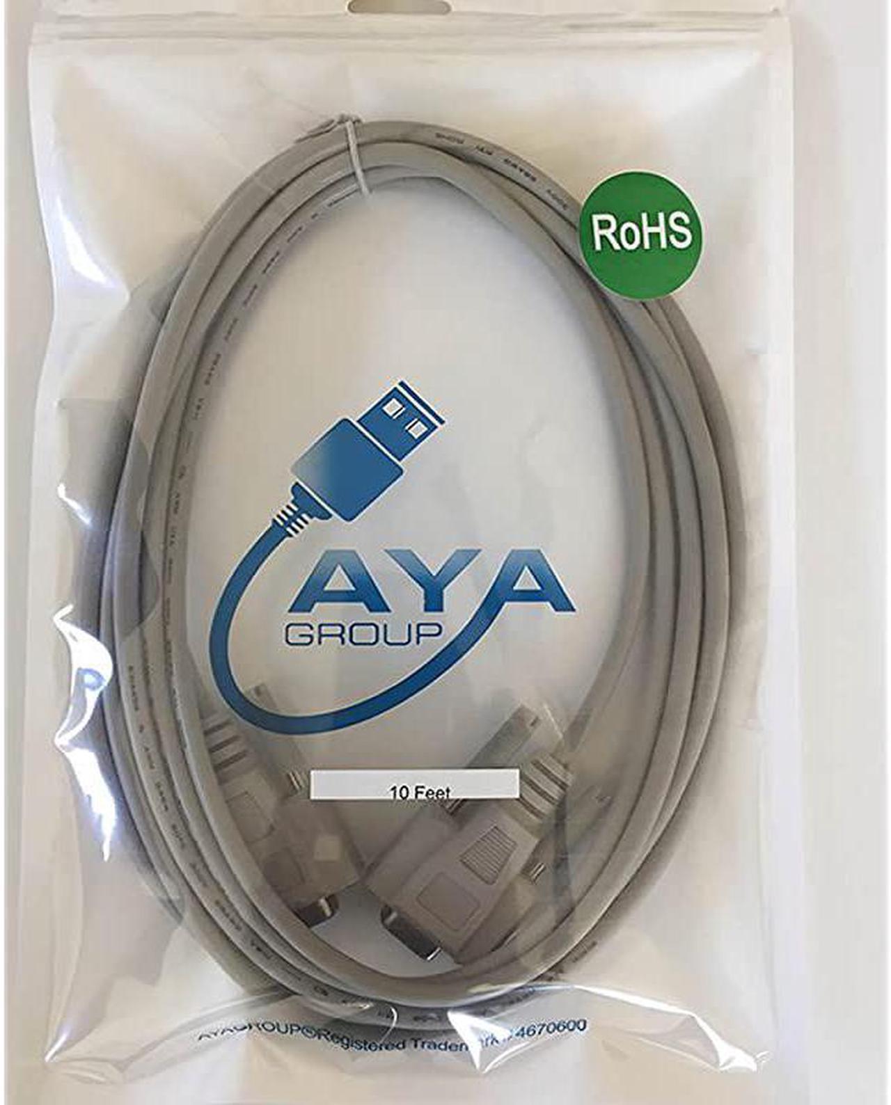 Alt view image 2 of 2 - 10Ft 10 Feet DB9 Female to Female DB9FDB9F Serial Null Modem Cable