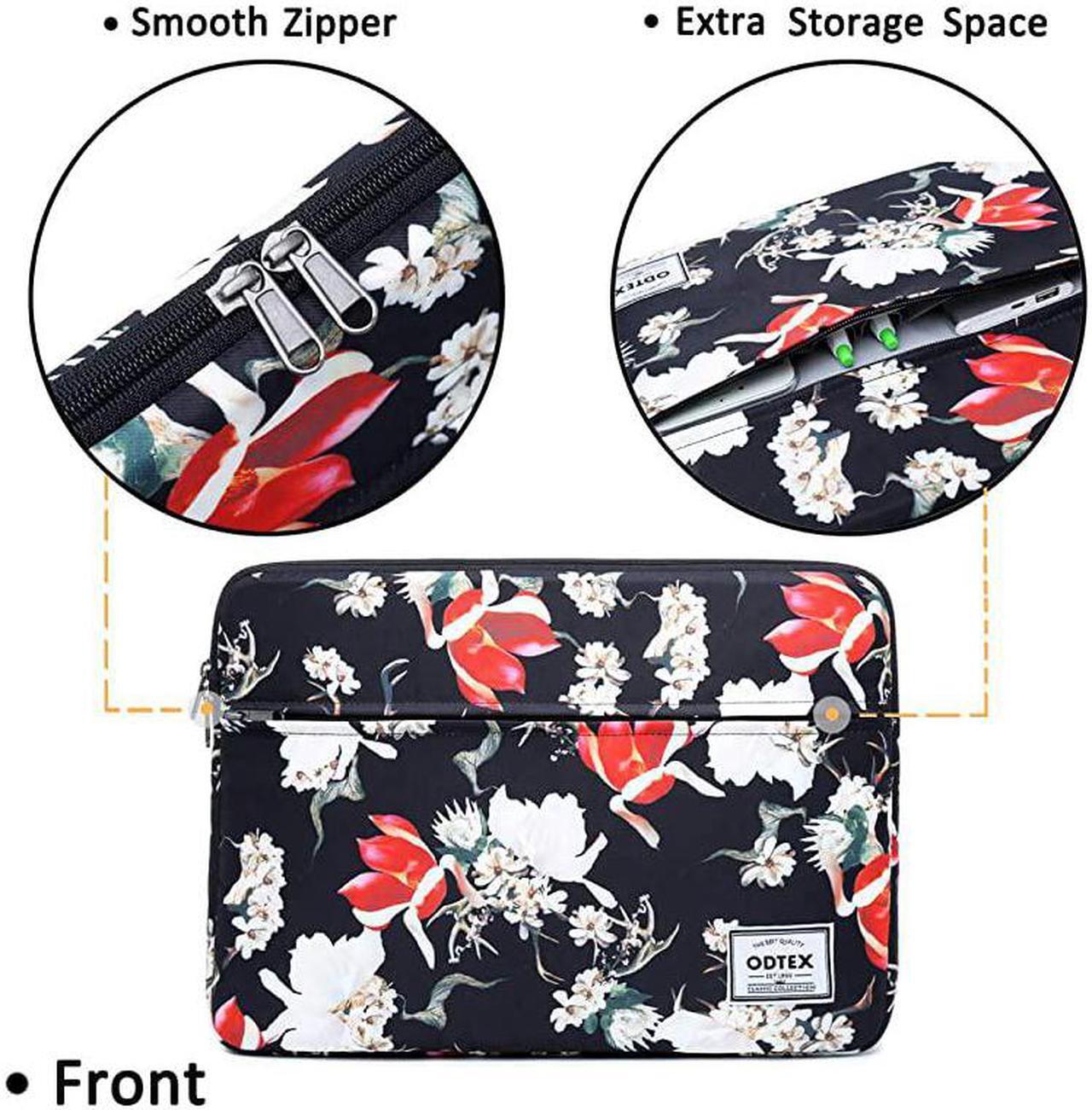 Alt view image 5 of 7 - Laptop Sleeve, Slim Laptop Bag for Women Compatible 13-14 Inch MacBook Pro MacBook Air Notebook Surface Book Chromebook Dell Inspiron