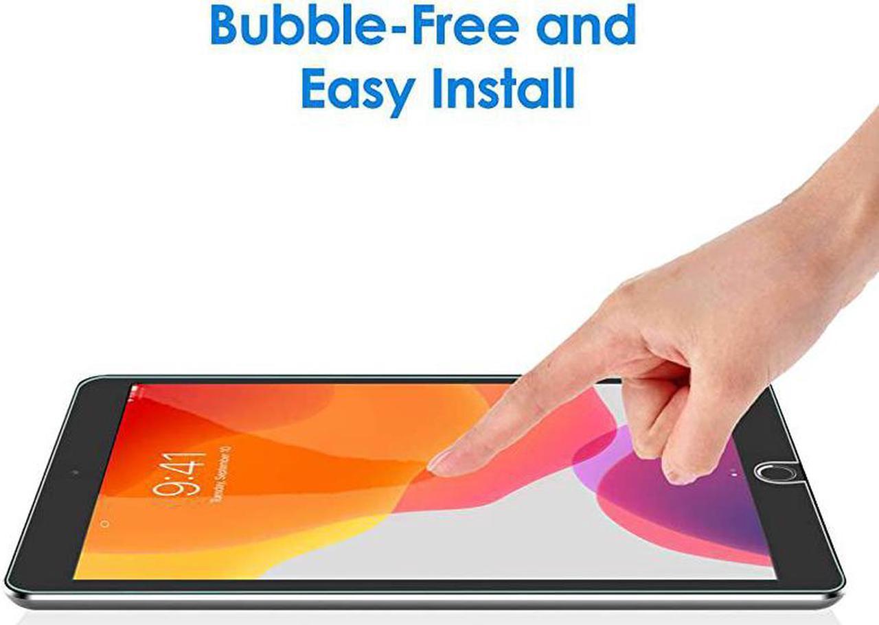 Alt view image 4 of 6 - Screen Protector for iPad 87 102Inch 20202019 Model 8th 7th Generation iPad Air 3 105Inch 2019 and iPad Pro 105 2017 Tempered Glass Film 2Pack