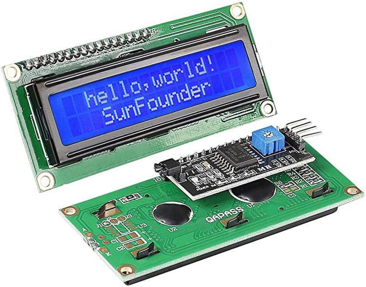 Alt view image 2 of 7 - IIC I2C TWI 1602 Serial LCD Module Display for Arduino R3 Mega 2560 16x2