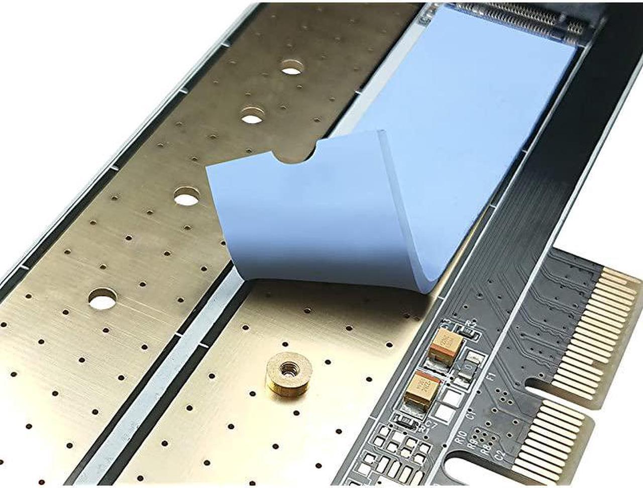 Alt view image 3 of 6 - M.2 SSD Thermal Cooling Pad (NGFFM2-TP2280) Blue
