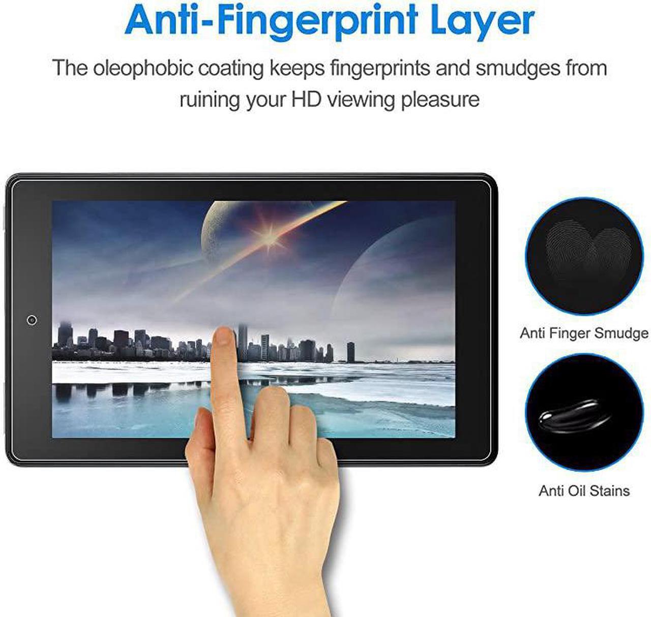 Alt view image 7 of 7 - Screen Protector for  Fire HD 10 Tablet 101 7th 9th Generation 20172019 Release and Fire HD 10 Kids Edition Tempered Glass Film