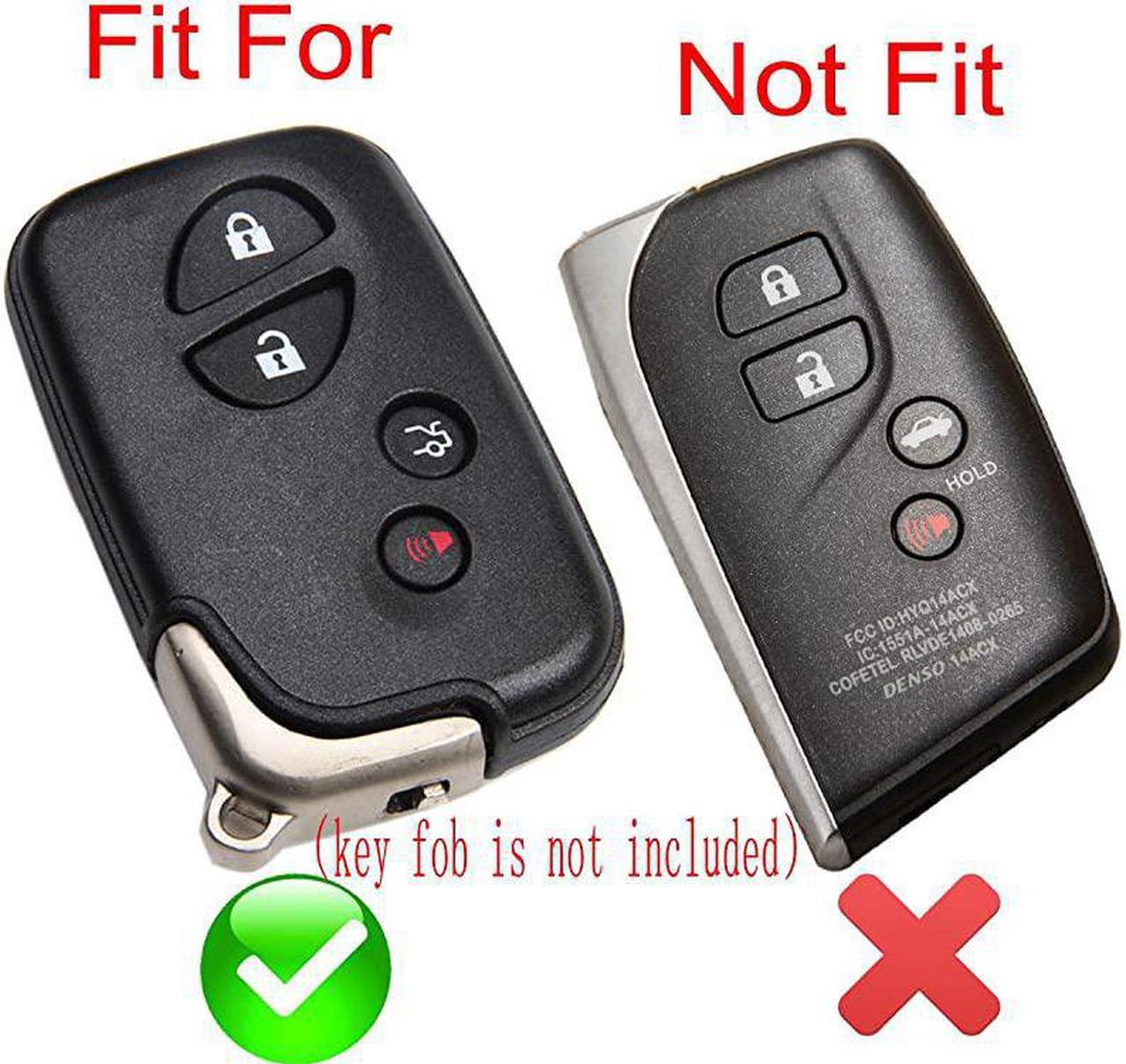 Alt view image 2 of 4 - 4buttons Smart Key Fob Cover Case Keyless Entry Protector for Lexus RX350 ES350 IS250 GX460 LX570 IS350 GS430 GS300 GS450h isC isF HYQ14AEM HYQ14ACX