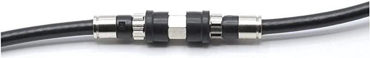 Alt view image 5 of 5 - Weather Sealed Cable Extension Coupler | 10 Pack | Cable Extension Adapter Barrel Splice Coupler | Connects Two Coaxial Video Cables Female to Female Connector 3GHz Rated