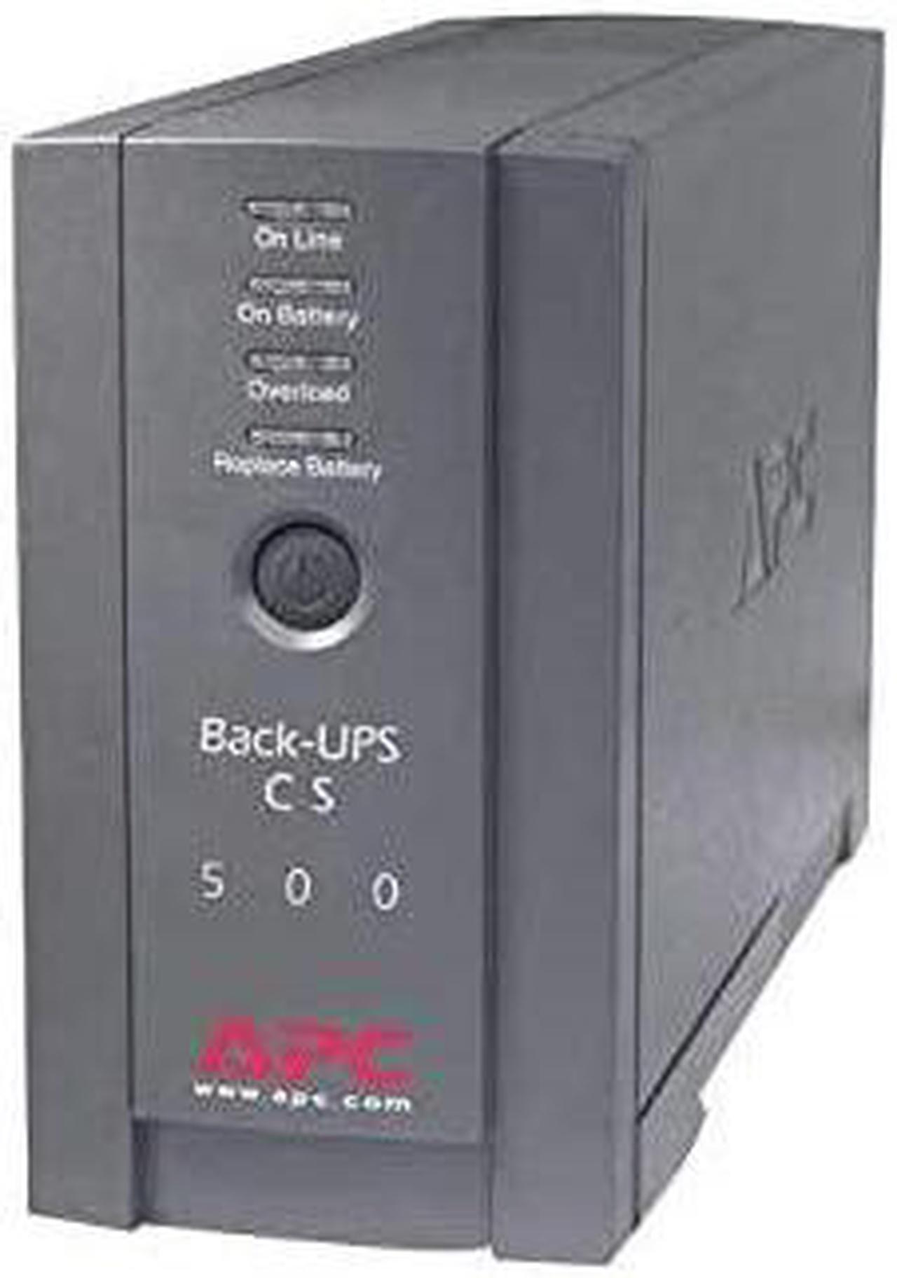 Main image of BK500BLK BackUPS Cs 500VA300W UPS System Gray