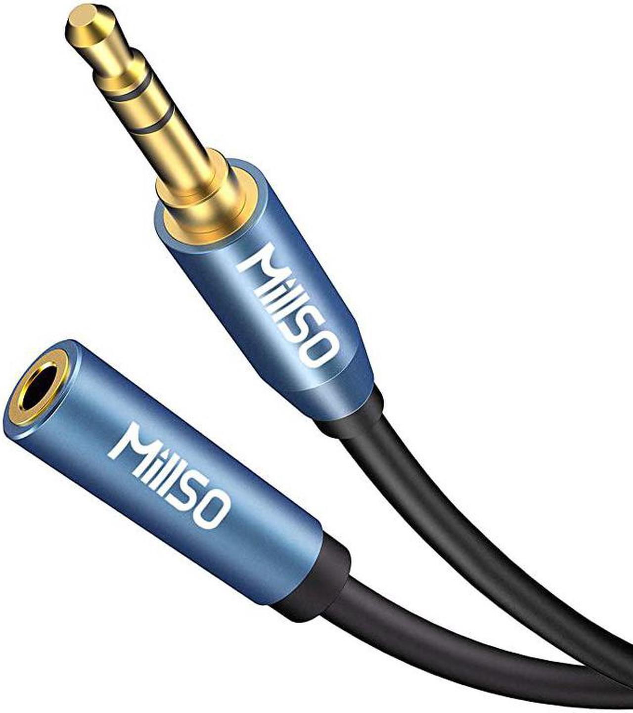 Main image of 3.5mm Headphone Extension Cable (6.6 Feet) TRRS 3.5mm Male to Female Stereo Audio Jack Extension Adapter Auxiliary AUX Cord for Headphones, Earbud, Speaker, Car Stereo, Home HiFi Stereo System