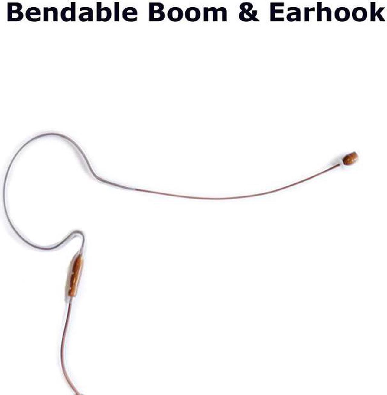 Alt view image 3 of 3 - AVL630CCSH4 Cocoa Color Earhook Mini Headset Microphone for Shure